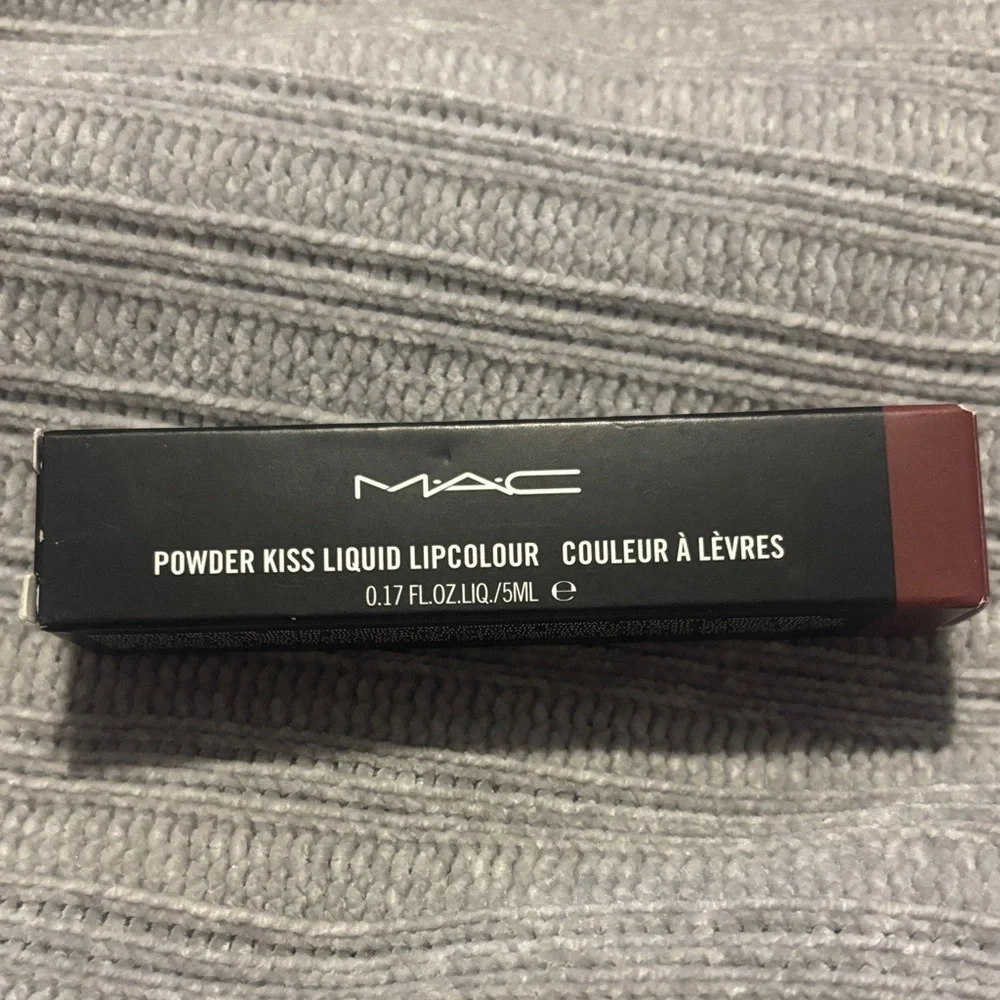 MAC Powder Kiss Liquid Lipcolour “Over the Taupe” 997 | New In Box